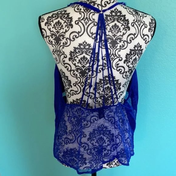 Victoria’s Secret Lace Racerback Strappy Lingerie Tank Top - Picture 6 of 12
